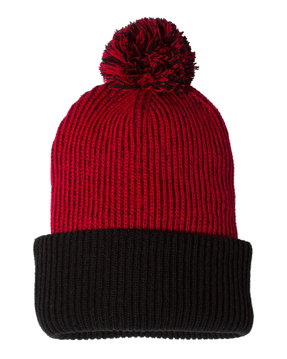 12" Speckled Pom-Pom Cuffed Beanie - SP70