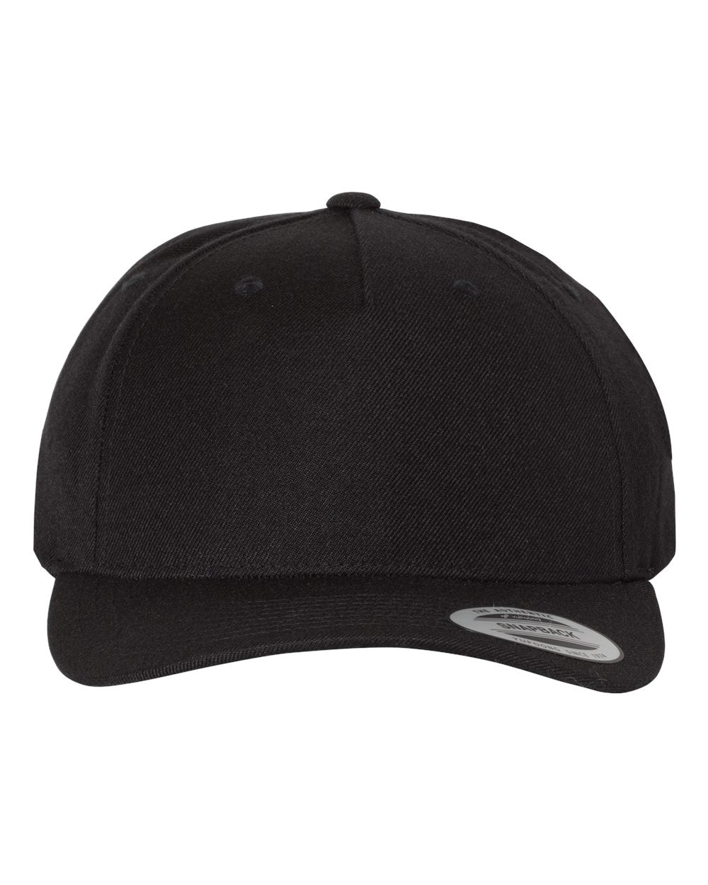 Premium Five-Panel Curved Bill Snapback Cap - 5789M