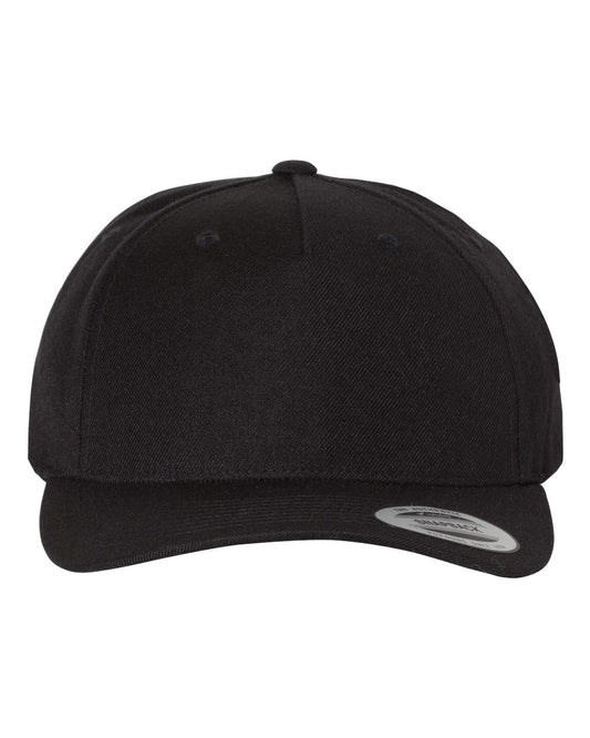 Premium Five-Panel Curved Bill Snapback Cap - 5789M