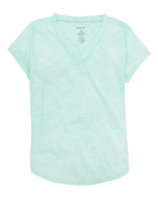 Girls' Snow Heather V-Neck T-Shirt - YT34