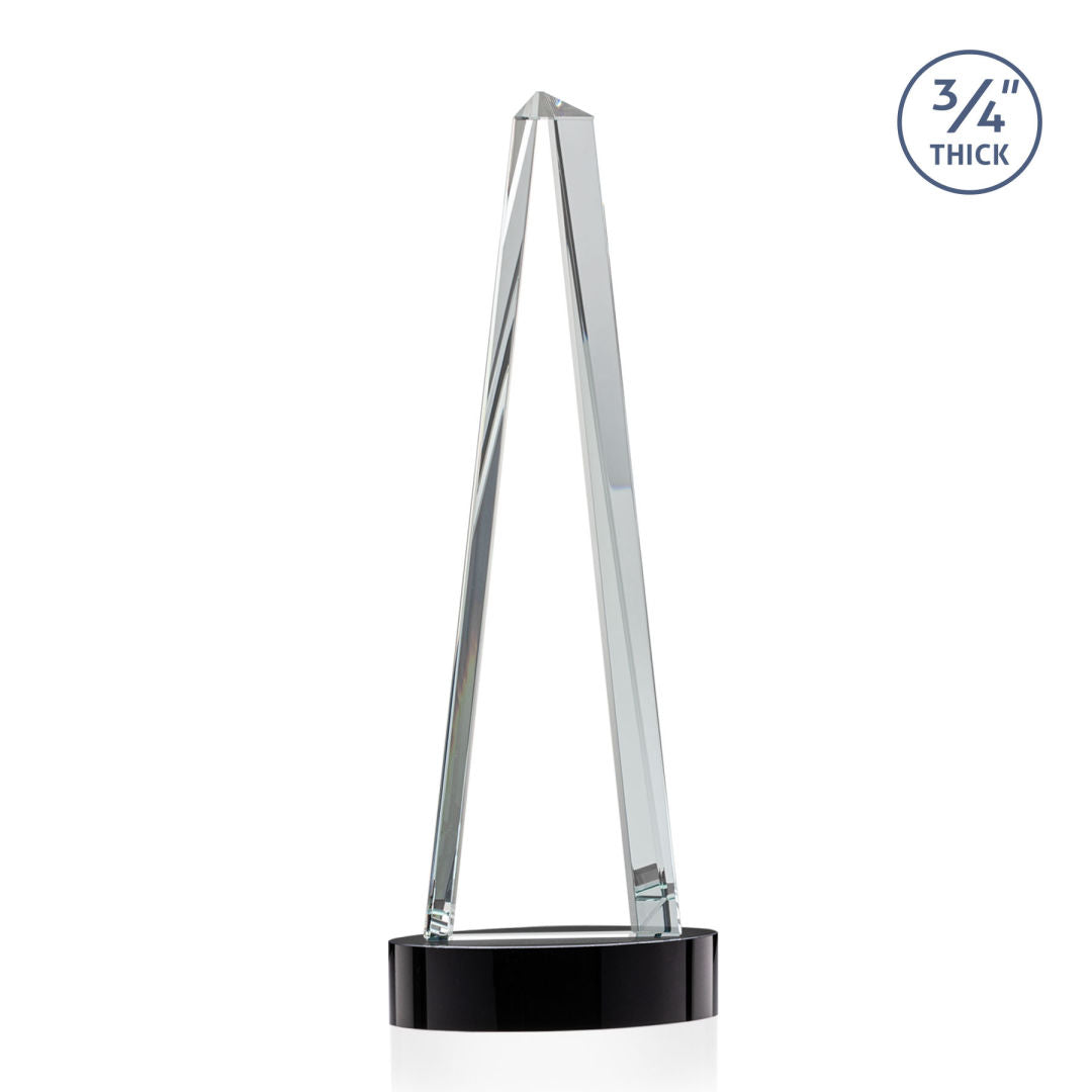 Majestic Tower Award on Alberton Base - Black