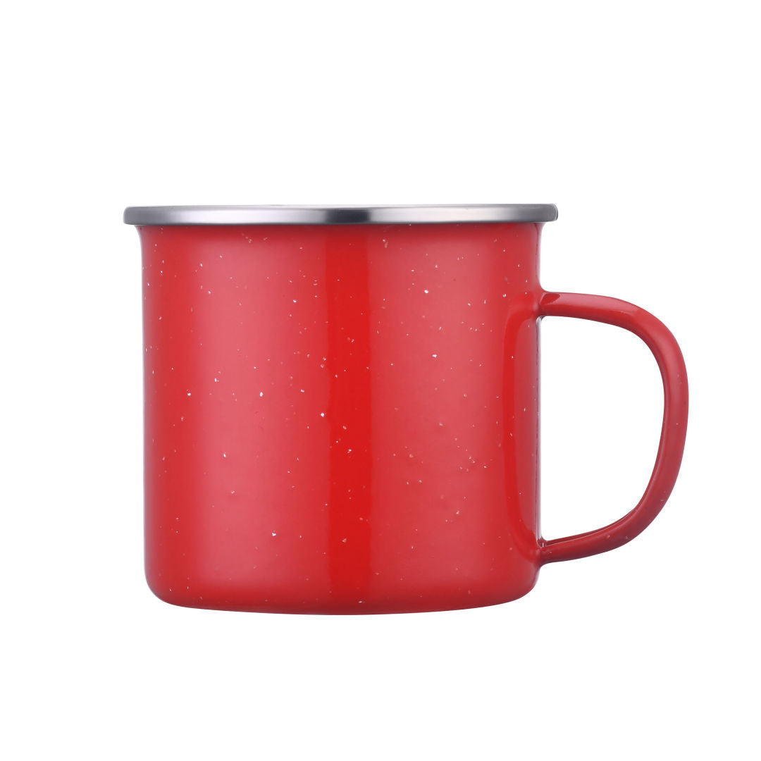 Wren Enamel Mug w/SS Rim - 16oz