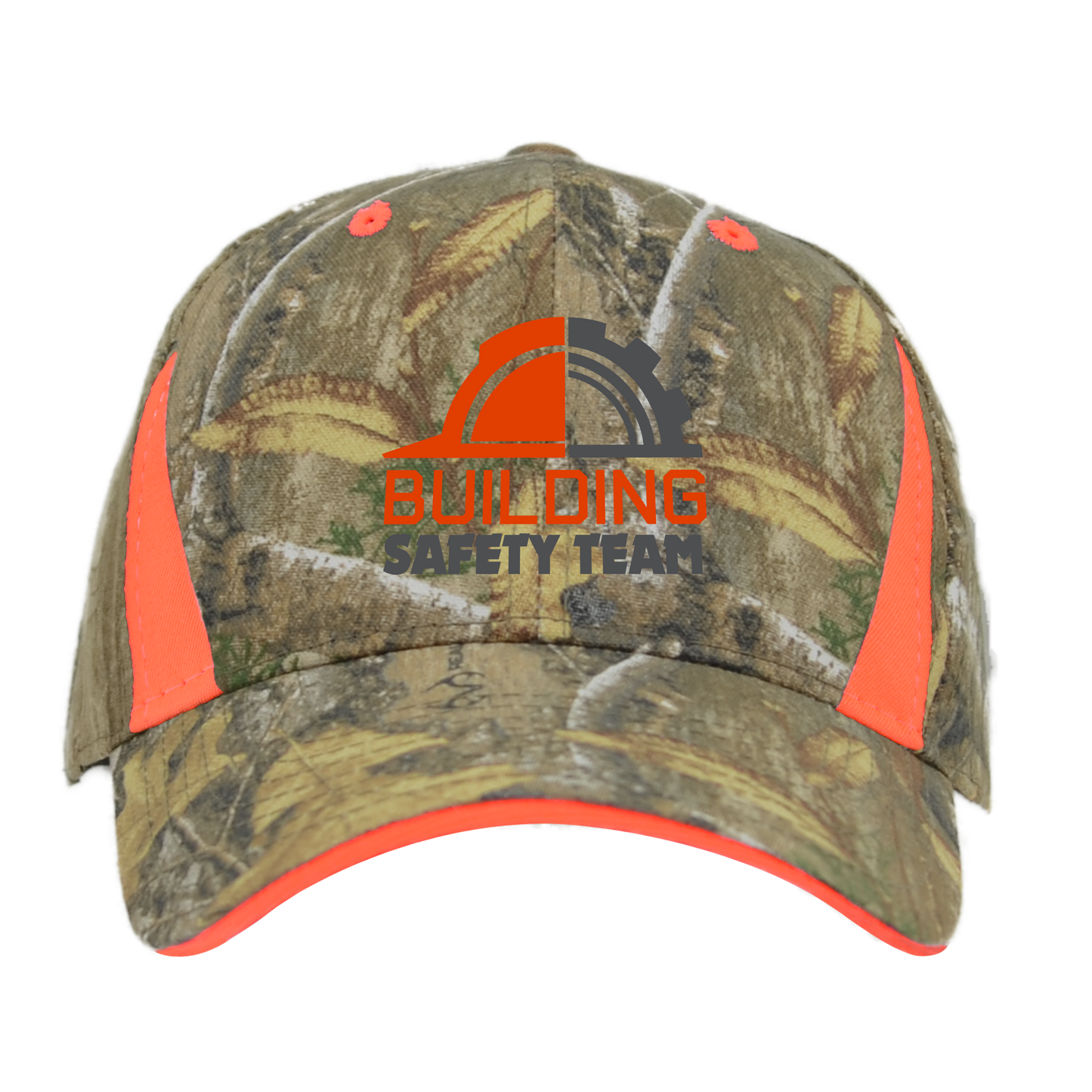Camo Cap With Blaze Inserts