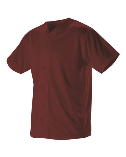 Men's Full Button Lightweight Baseball Jersey - 52MBFJ