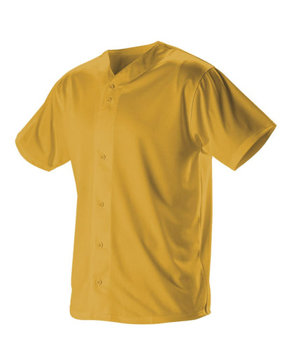 Men's Full Button Lightweight Baseball Jersey - 52MBFJ