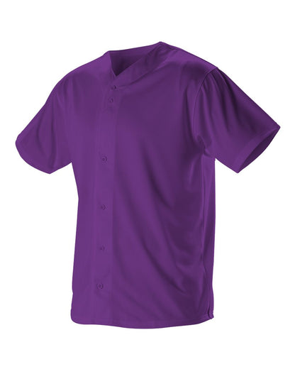 Men's Full Button Lightweight Baseball Jersey - 52MBFJ