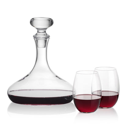 Stratford Decanter & Carlita Stemless Wine