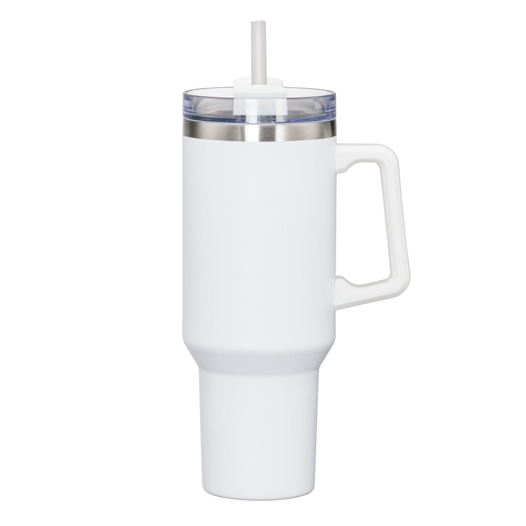 Makena Handle Travel Mug w/Straw - 40oz