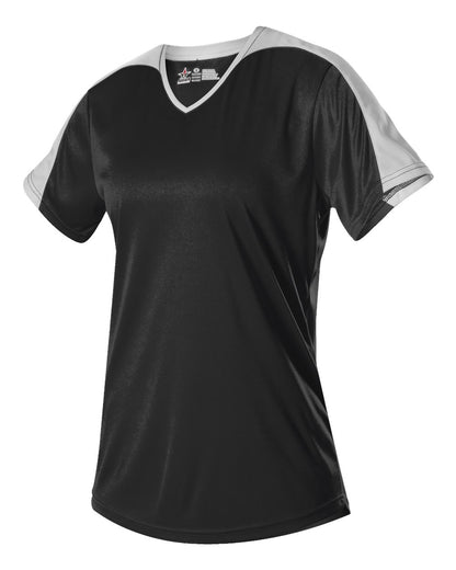 Girls' V-Neck Fastpitch Jersey - 558VG