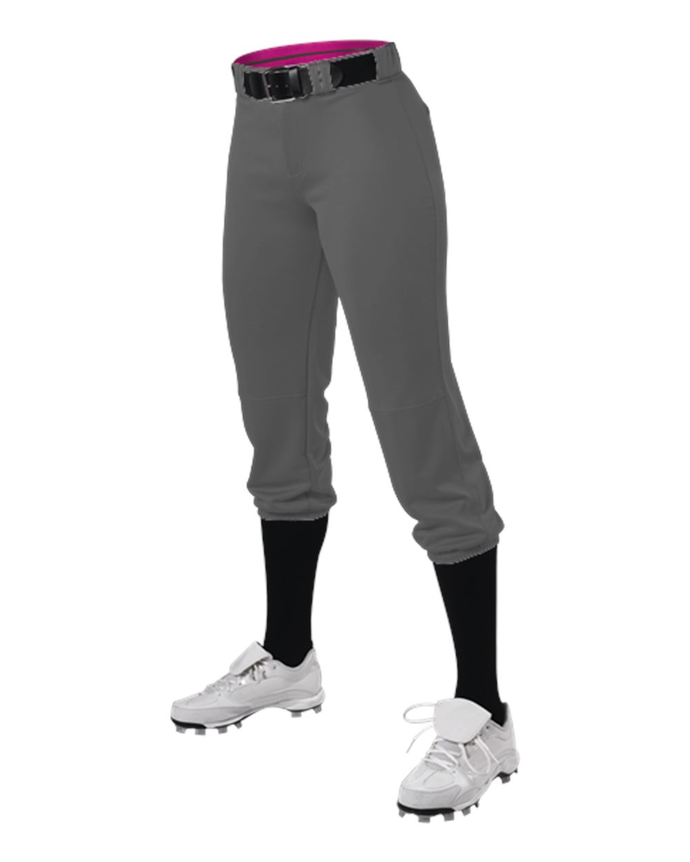 Girls' Premium Fastpitch Softball Pants with Belt Loops - 615PSG
