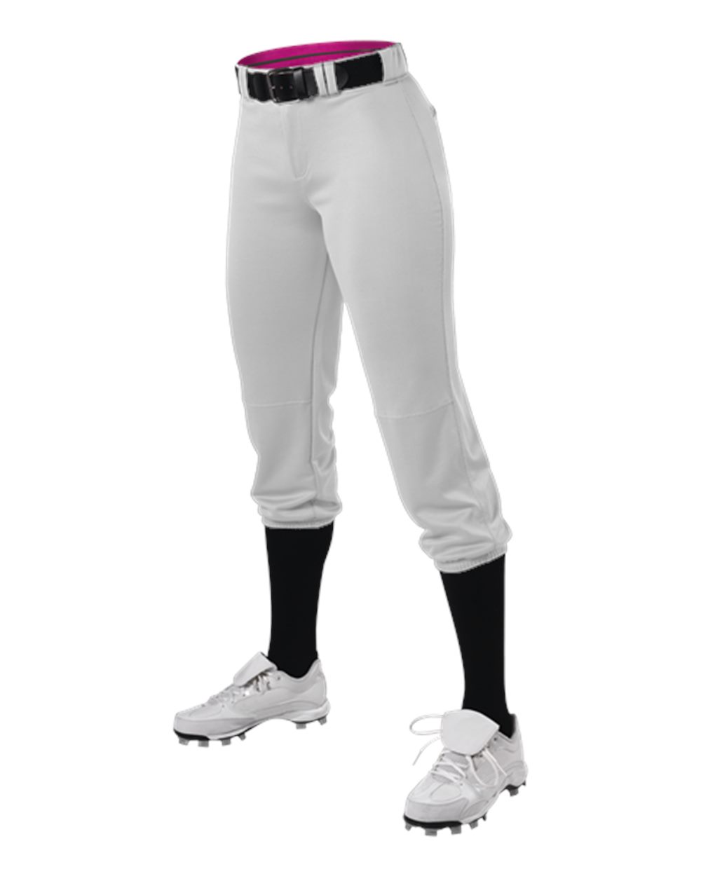 Girls' Premium Fastpitch Softball Pants with Belt Loops - 615PSG