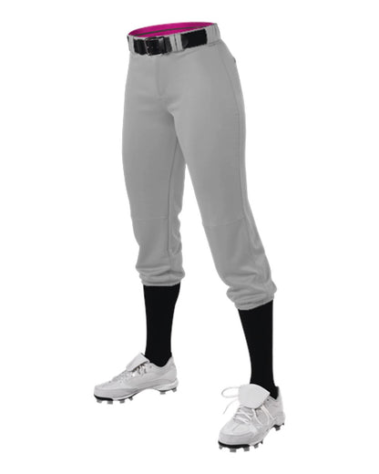 Women's Premium Fastpitch Softball Pants with Belt Loops - 615PSW