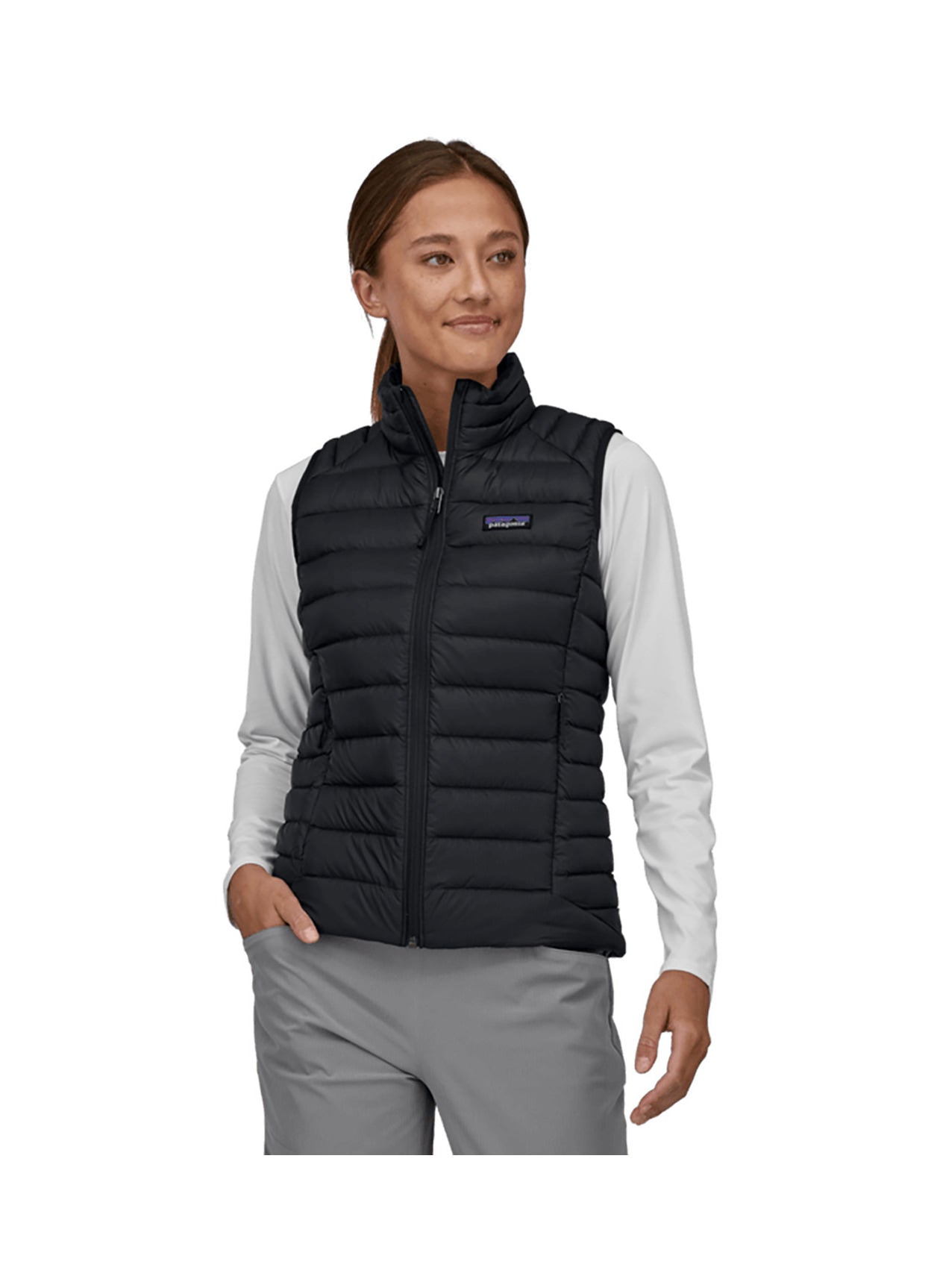 Patagonia Women's Down Sweater Vest - Black - XXS