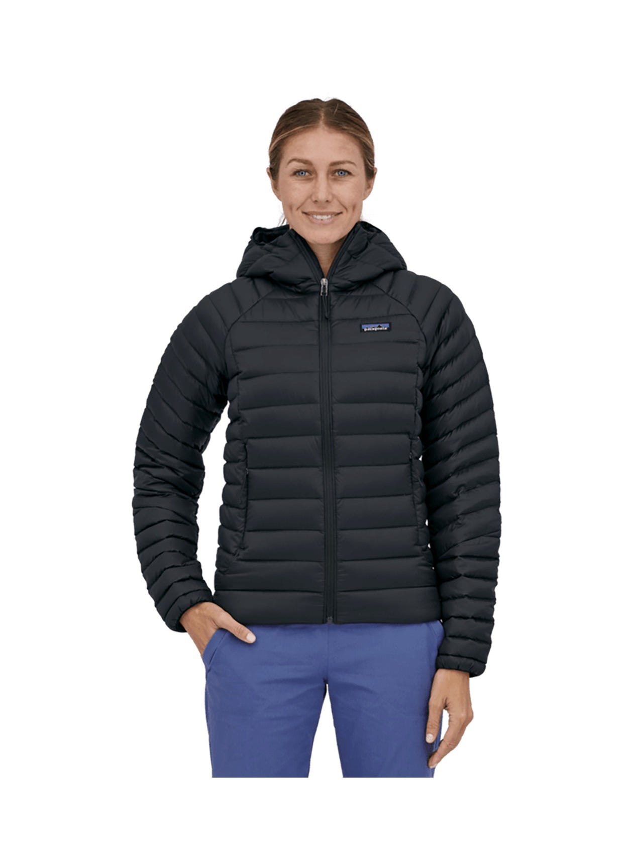 Patagonia Women's Down Sweater Hoodie - Black - XXS