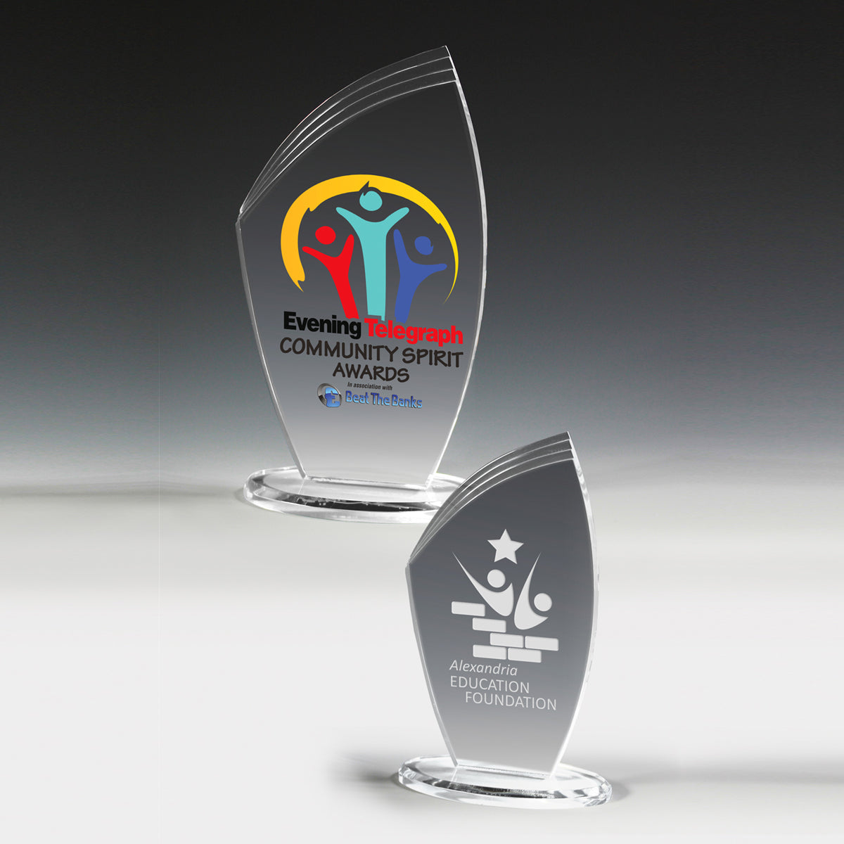 Allure Acrylic Award (4 1/2" x 8" x 3/8") - Laser Engraved