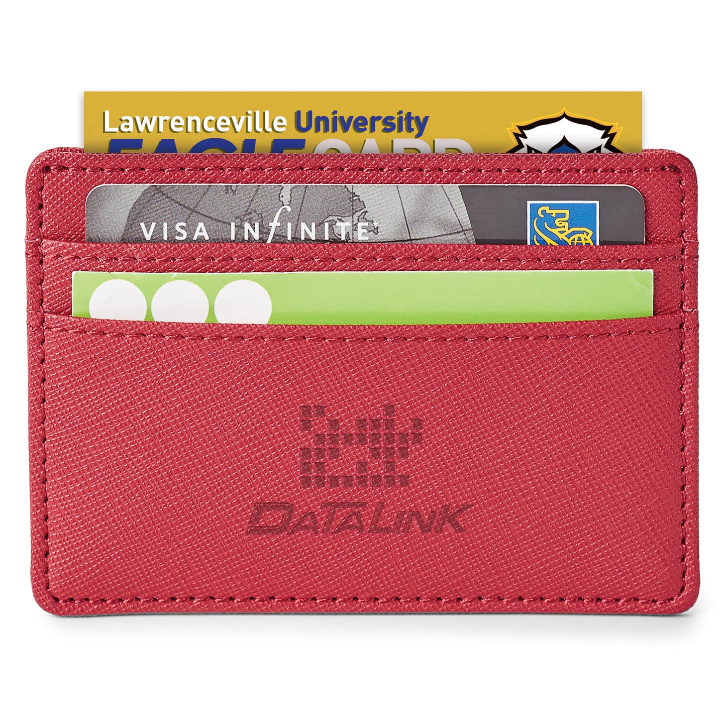 Genuine leather rfid card holder