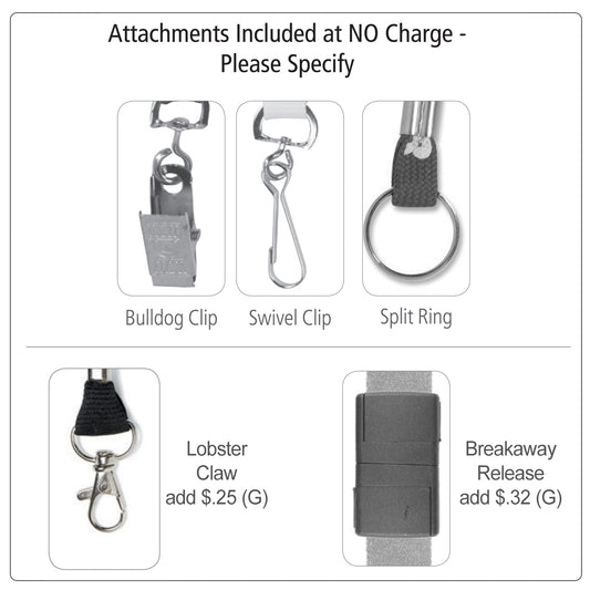 "OWEN" 3/4” Textured Polyester Multi-Color Sublimation Lanyard