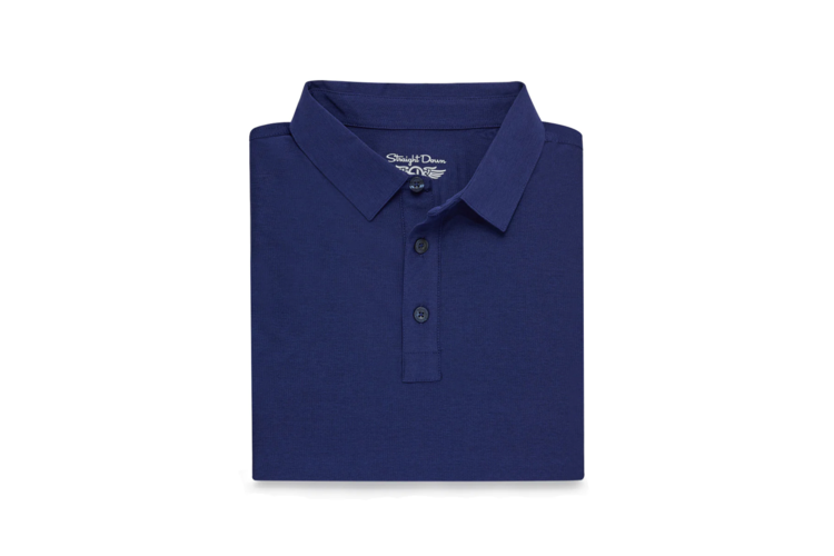 Straight Down Dodge Polo - Dark Indigo