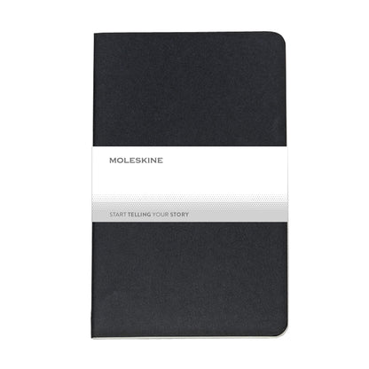 Black Moleskine® Cahier Ruled Large Journal