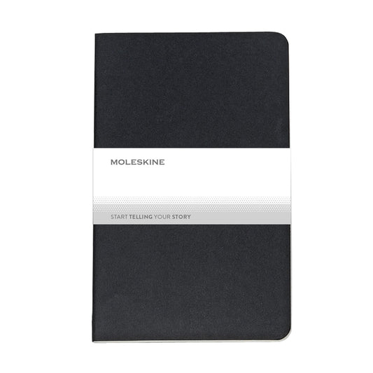 Black Moleskine® Cahier Ruled Large Journal