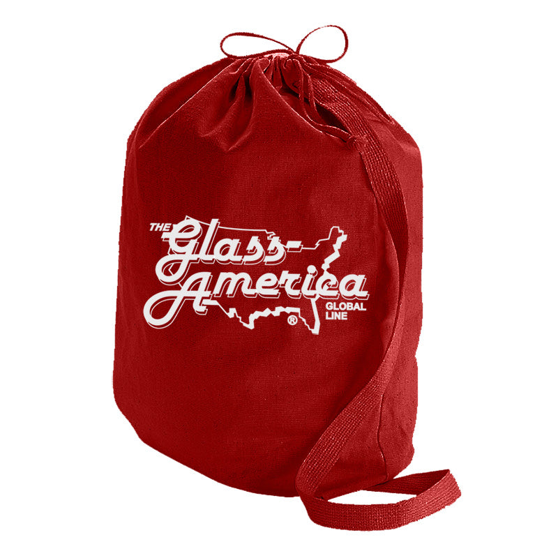 Canvas Drawstring Laundry Bag - Large Natural