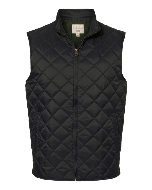 Men's Vintage Diamond Quilted Vest - 207359