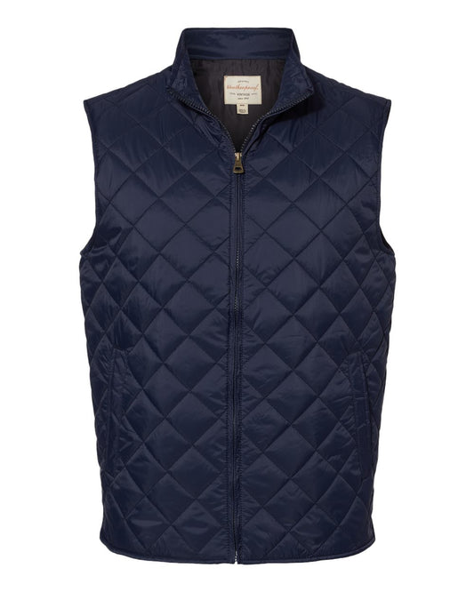 Men's Vintage Diamond Quilted Vest - 207359
