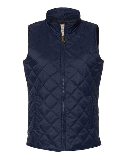 Women's Vintage Diamond Quilted Vest - W207359