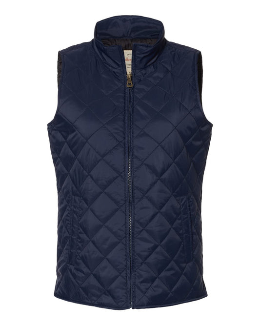 Women's Vintage Diamond Quilted Vest - W207359