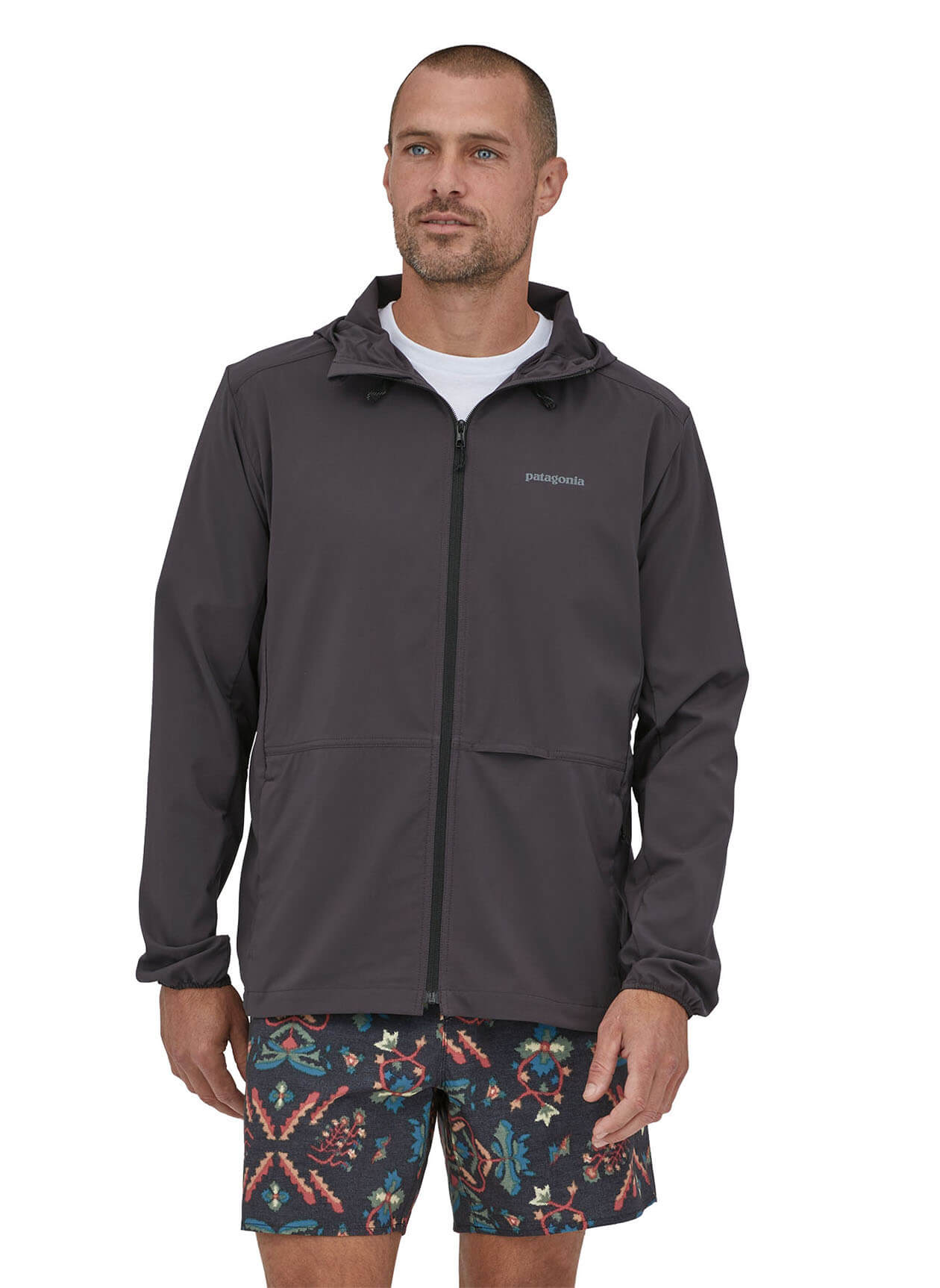 Patagonia Men's Stretch Terre Planing Hoodie - Ink Black - XS