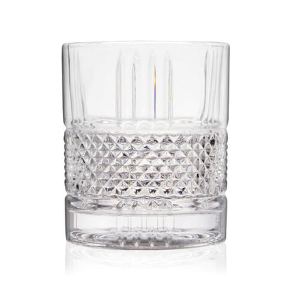 Viski® Revolve Crystal Spinning Rocks Glass