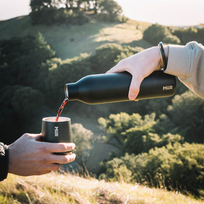 Black Powder MiiR® Vacuum Insulated Wine Tumbler - 10 Oz.