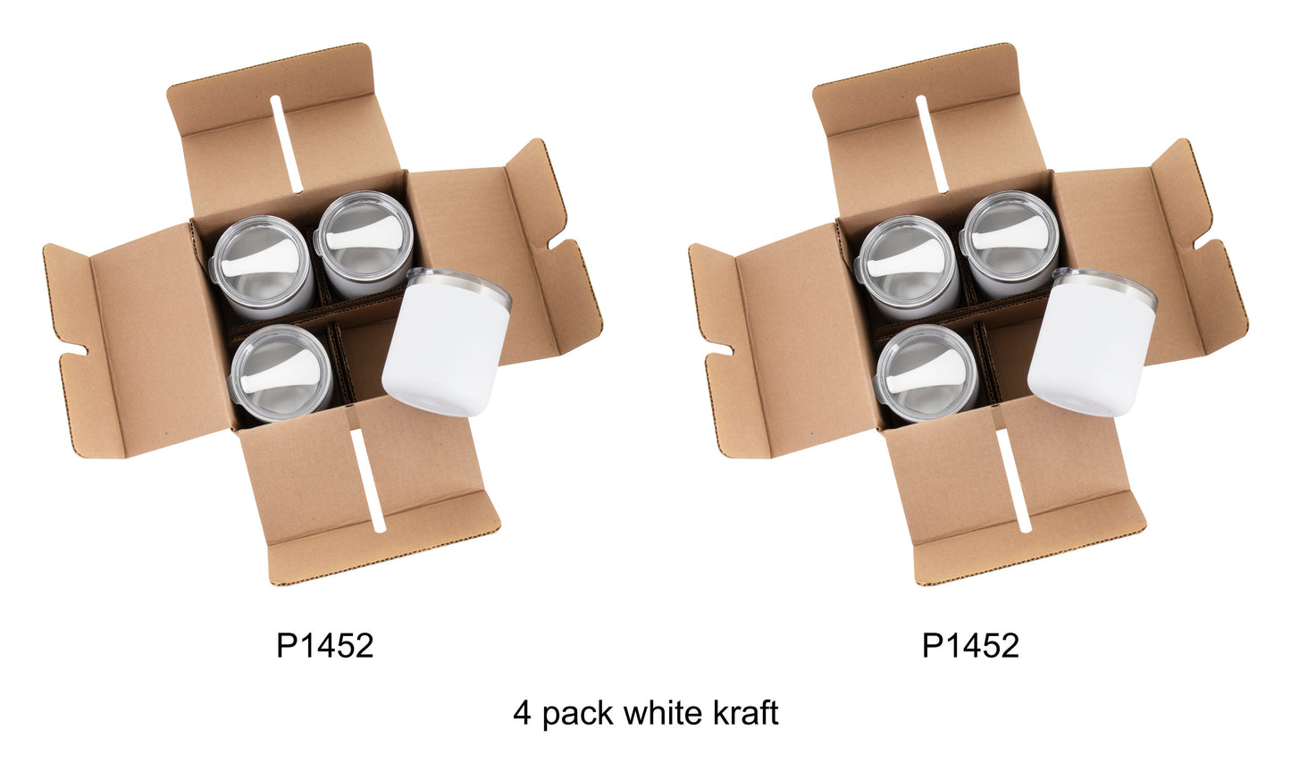 4-pack white box - #215/ #816/ spark/ cece/ 12 oz camper