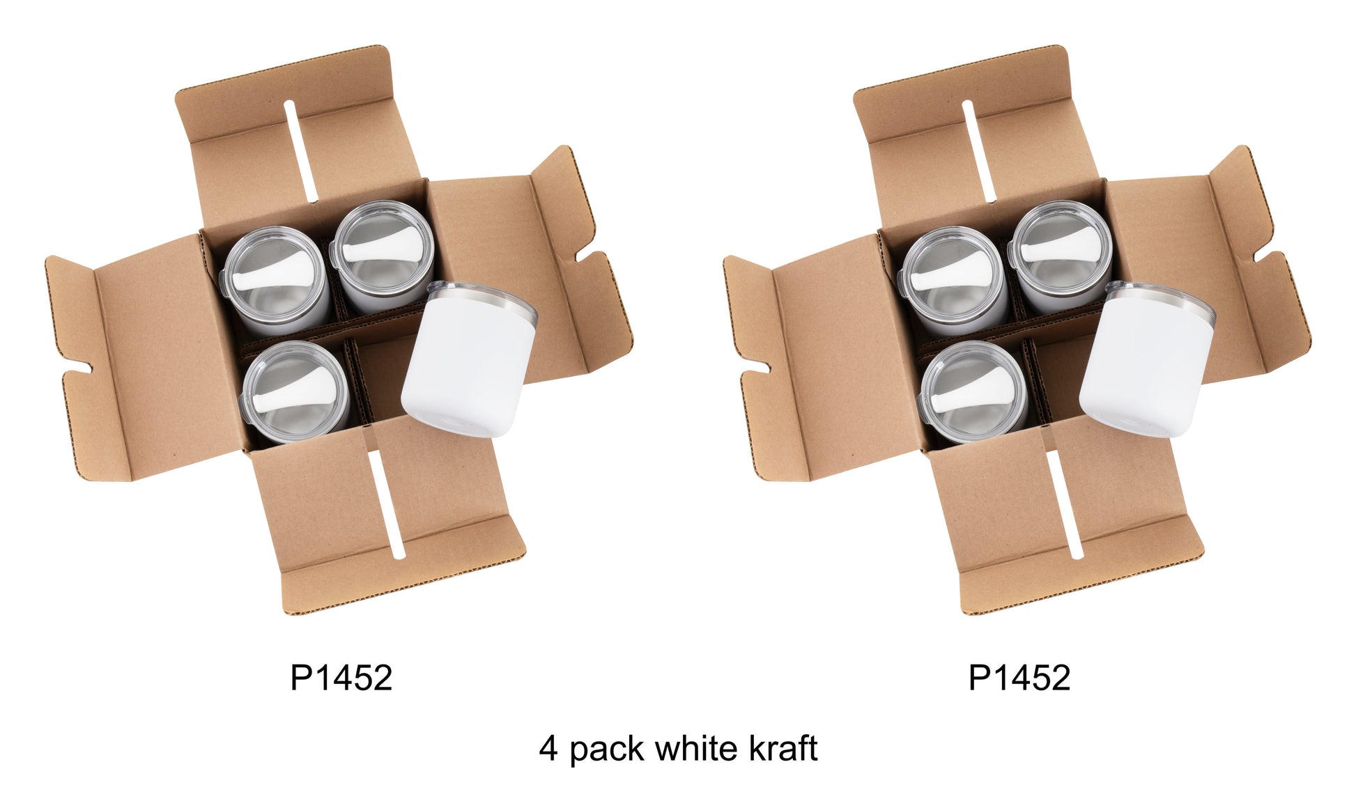 4-pack white box - #215/ #816/ spark/ cece/ 12 oz camper