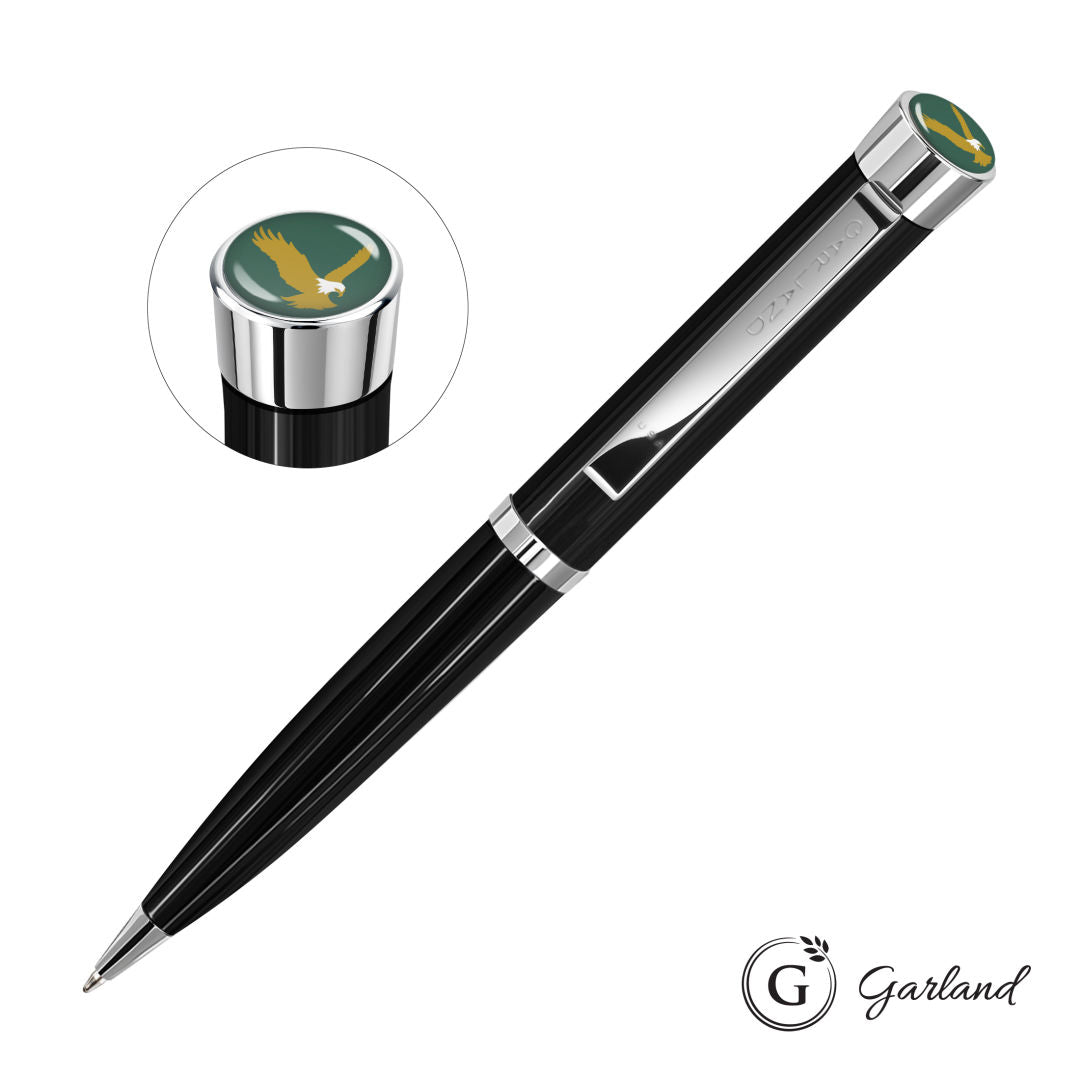 Garland® Executive Custom Color Ballpoint Twist Pen - Chrome