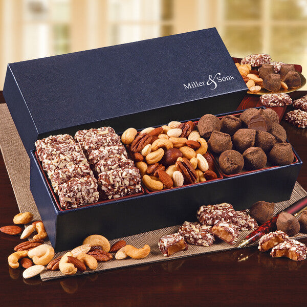 Navy Gift Box of Treats