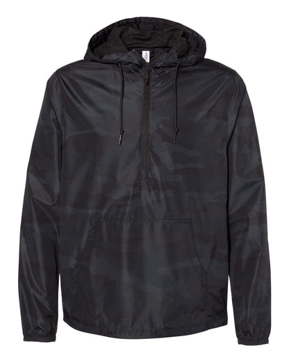 Unisex Lightweight Quarter-Zip Windbreaker Pullover Jacket - EXP54LWP