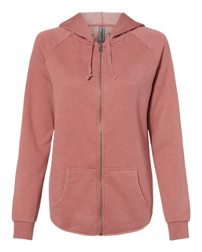 Women's California Wave Wash Full-Zip Hooded Sweatshirt - PRM2500Z