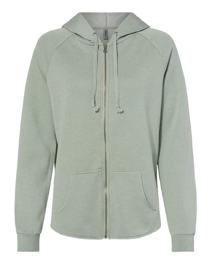 Women's California Wave Wash Full-Zip Hooded Sweatshirt - PRM2500Z