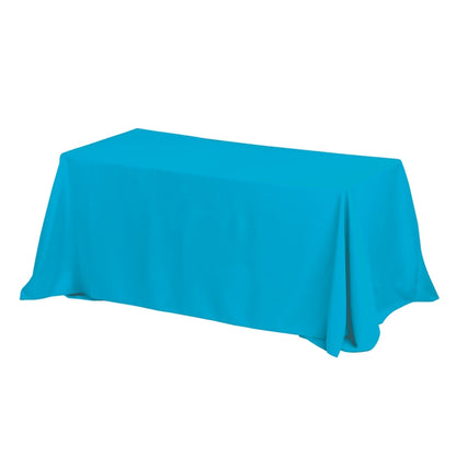 "Zenyatta Six" 4-Sided Throw Style Table Covers & Table Throws (Spot Color) / Fits 6 ft Table