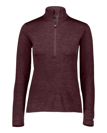 Women's Striated Quarter-Zip Pullover - QZ7EAX