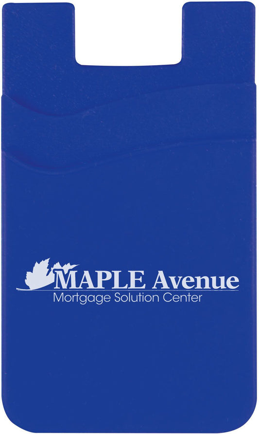 DUAL POCKET SILICONE PHONE WALLET