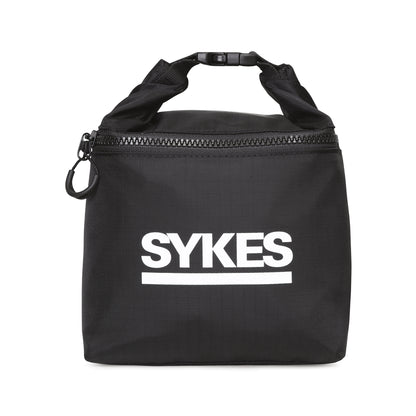 Black Remmy Wipeable Roll Top Pouch