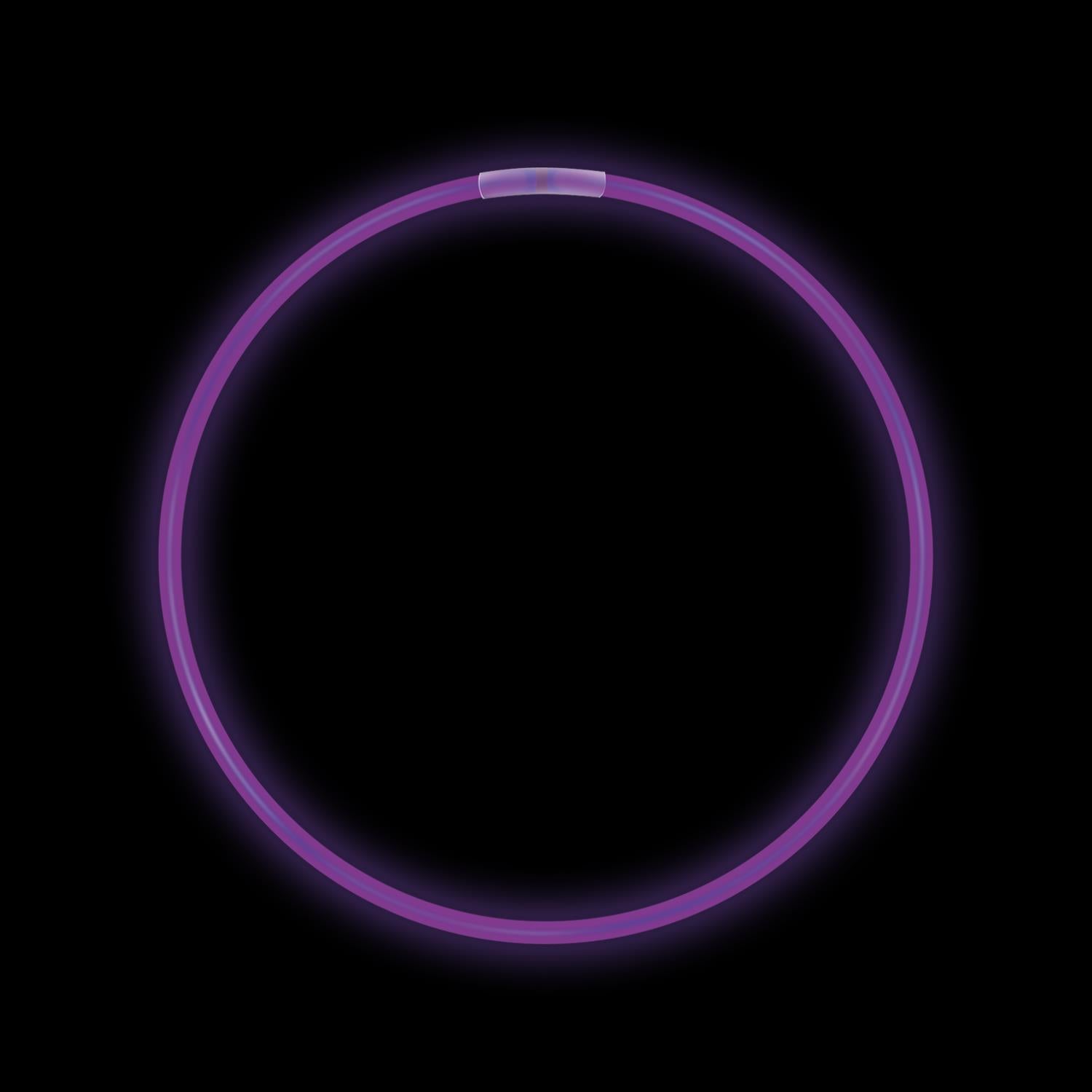 Purple Purple Glow Necklaces (50 Pack)
