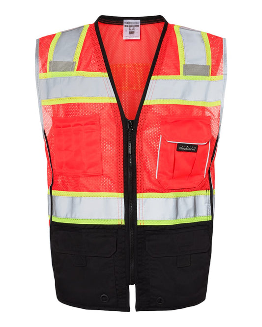 Unisex Premium Black Series® Black Bottom Class 2 Vest - 1515-1516