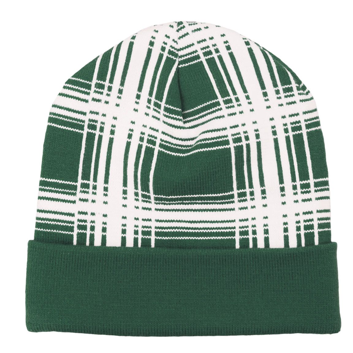 Mega-Plaid Beanie