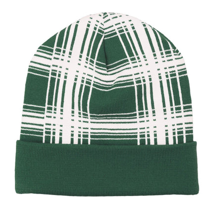 Mega-Plaid Beanie