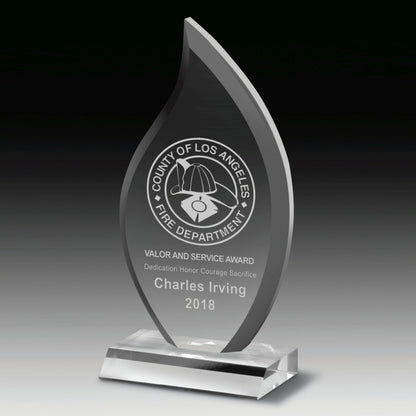 Multi-Faceted Acrylic Award (5" x 9 1/2" x 3/4") - 4 Color Process