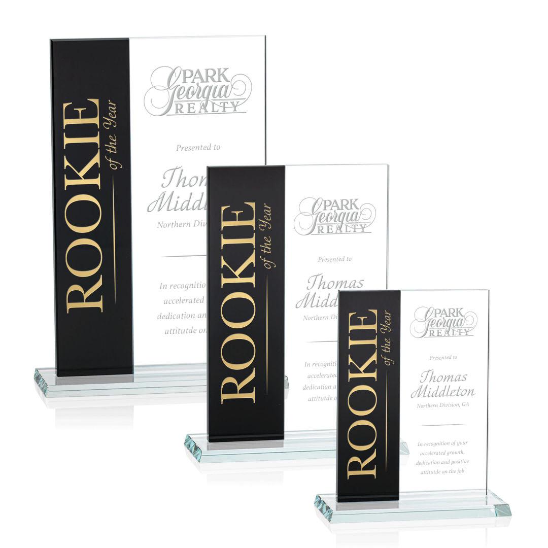 Composite Vertical Award - Black