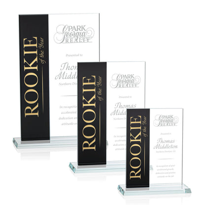 Composite Vertical Award - Black